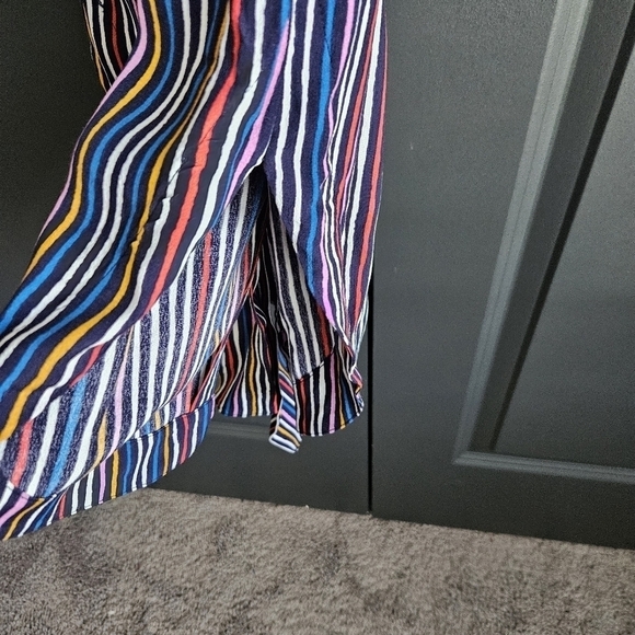 Maeve by Anthropologie Letty Striped Shirtdress Sz 2 - Picture 7 of 13